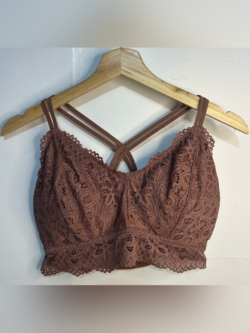 Maurices Lace Dusty Pink Bralette Large